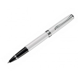 Stylo roller excellence Diplomat blanc perle