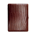 Etui Cigarettes Tsubota Cuir Brun - Façon Lézard
