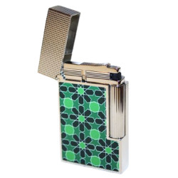 Briquet ST Dupont Ligne 2 Green Mozaic