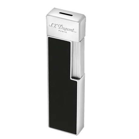 Briquet ST Dupont Twiggy Noir Et Chrome