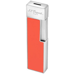 Briquet ST Dupont Twiggy Laque Corail et chrome