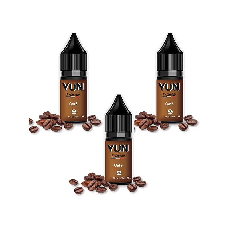 E-liquide Yun Caf 30 ml Taux de nicotine 3 mg/ml
