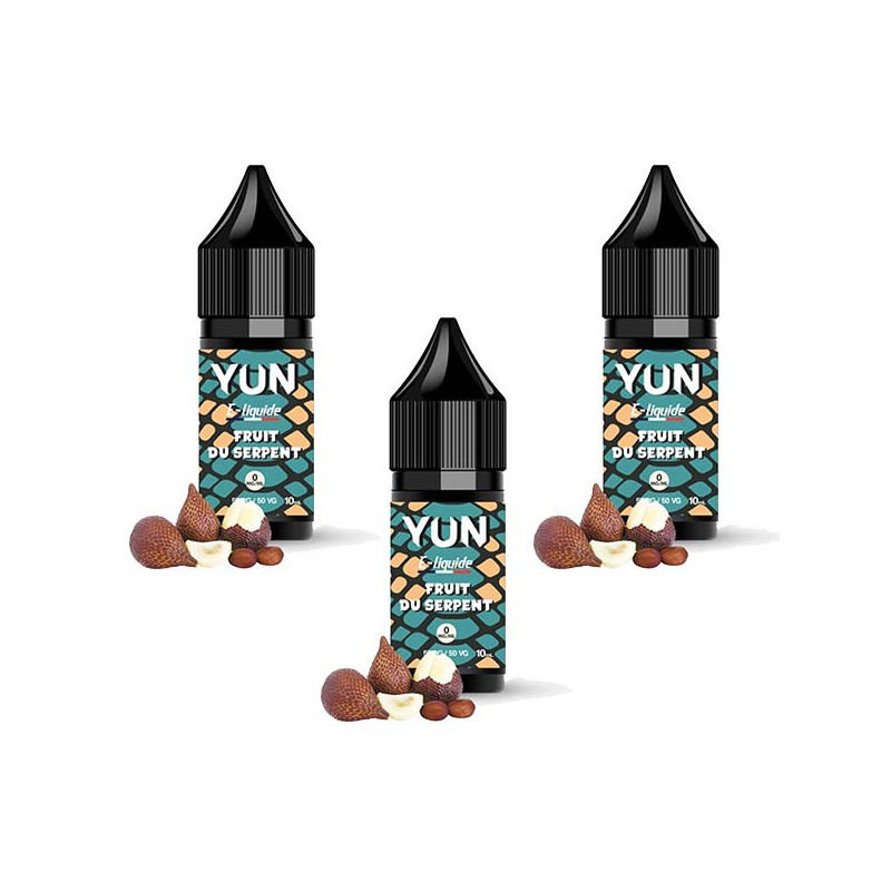 E-liquide Yun Fruit Du Serpent 30 ml Taux de nicotine 3 mg/ml