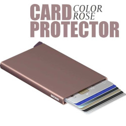 Porte cartes cardprotector Secrid Rose