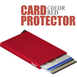 Porte cartes cardprotector Secrid Rouge
