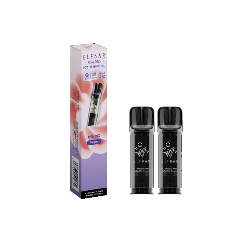 Pod Elfa Pro USA Mix Taux de nicotine 10 mg/ml