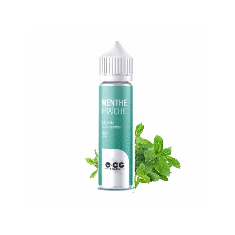 elfbar elfa master akku E-liquide E-CG Menthe Fraîche 50ml Taux de nicotine 0 mg/ml