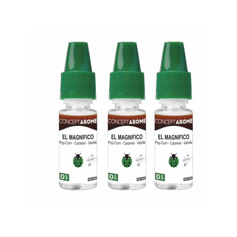 E-liqude Conceptarome El Magnifico 30ml Taux de nicotine 0 mg/ml