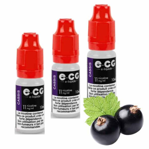 E-liquide E-CG Goût Cassis 30ml