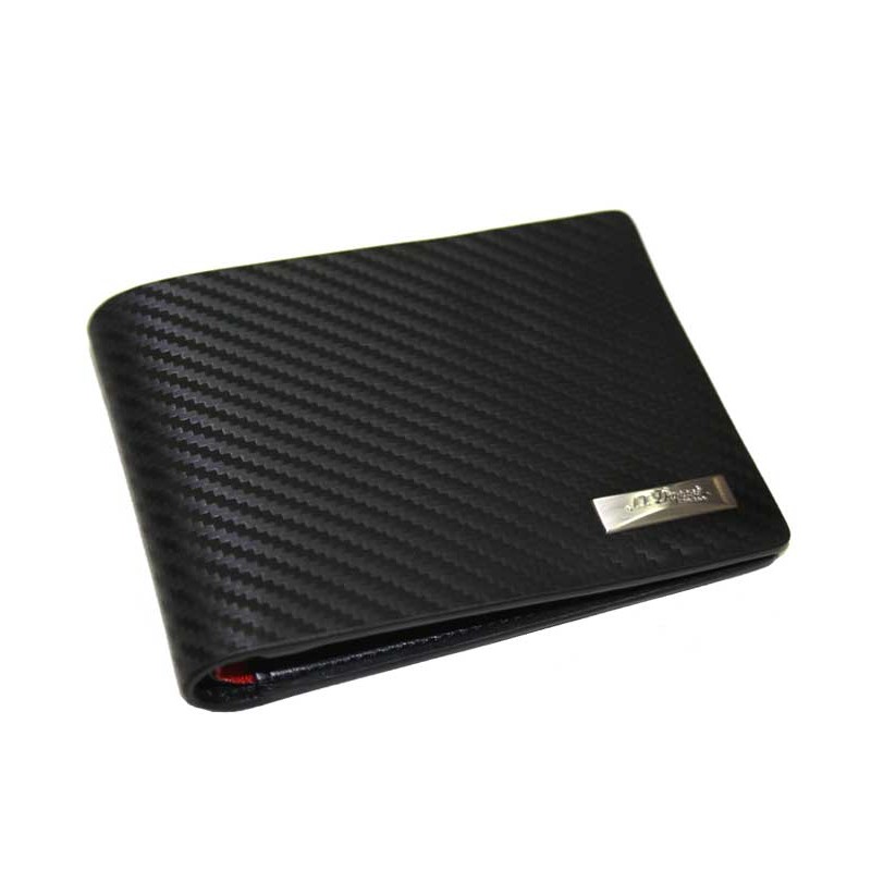 Étui Porte-cartes En Cuir Noir S.T. Dupont - Vintage - Occasion, état à Vérifier