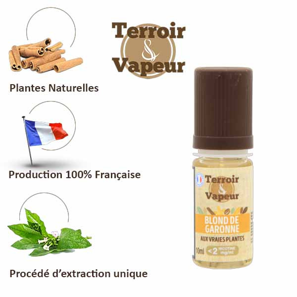 vente e- Liquide Terroir et Vapeur Blond De Garonne