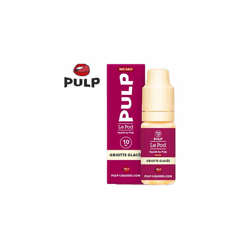 E-Liquide Griotte Glace Le Pod By Pulp Taux de nicotine 10 mg/ml