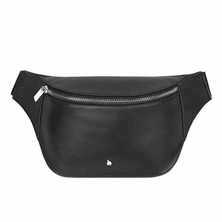 Sac Banane Zippo Cuir noir