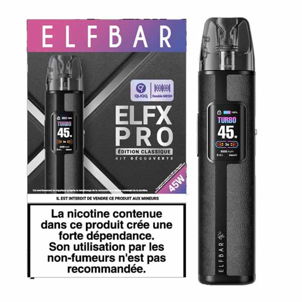 Kit ELFX Pro Noir Elfbar