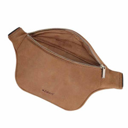 Sac Banane Zippo Cuir noir