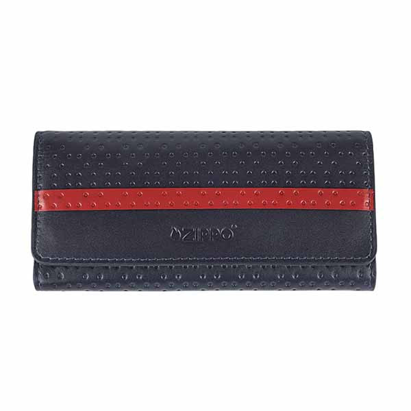 Blague à tabac Zippo cuir Navy Blue