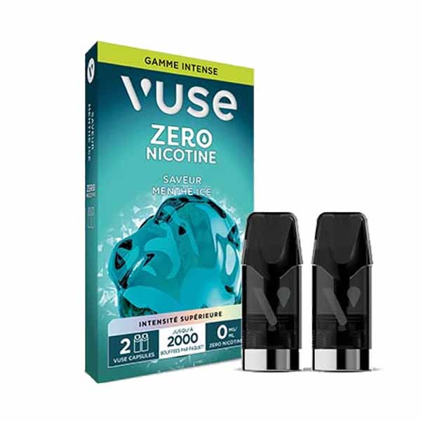 Capsules ePod Vuse saveur Menthe Ice Intense