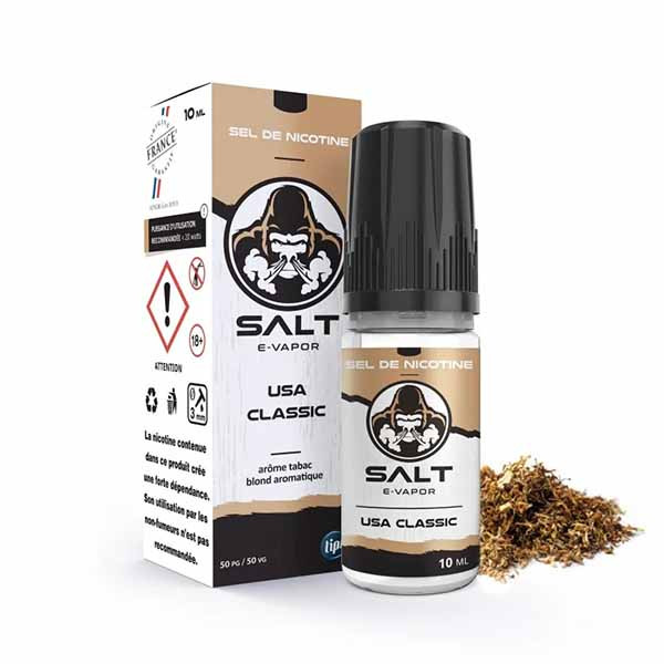 E-liquide Salt E-Vapor USA Classic sel de nicotine