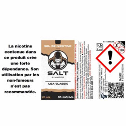 E-liquide Salt E-Vapor USA Classic sel de nicotine