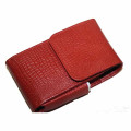 Etui pour paquet de cigarette Croco Rouge
