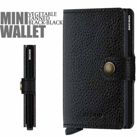 Porte cartes Miniwallet Secrid Veg Black