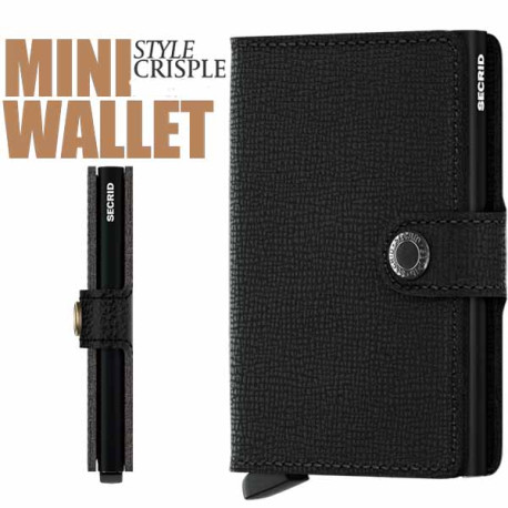 Porte cartes Miniwallet Secrid Crisple