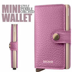 Porte cartes Miniwallet Secrid Pebble Orchid