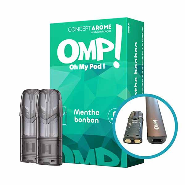 Capsules OMP Oh My Pod Menthe Bonbon ConceptArome