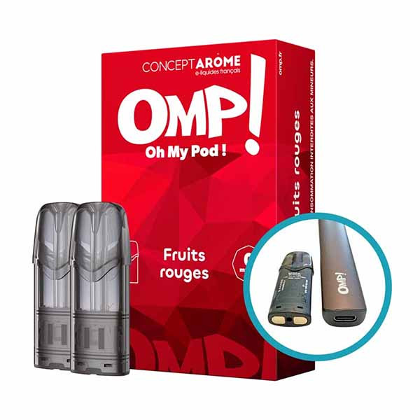 Capsules OMP Oh My Pod Fruits Rouges ConceptArome