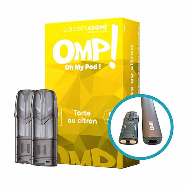 Capsules OMP Oh My Pod Tarte au Citron ConceptArome
