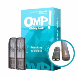 OMP- Pod 2 ml Menthe Glaciale au sel de nicotine 50/50