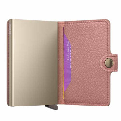 Porte cartes Miniwallet Secrid Pebble Rose