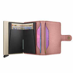 Porte cartes Miniwallet Secrid Pebble Rose