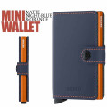 Porte Cartes Miniwallet Secrid Matte Nightblue&Orange