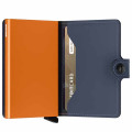 Porte Cartes Miniwallet Secrid Matte Nightblue&Orange