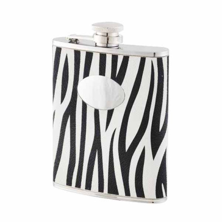 Flasque à alcool Décor Zébre