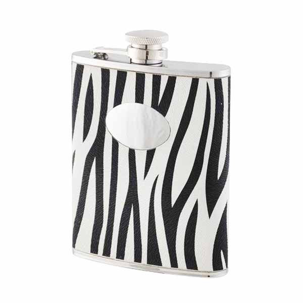 Flasque à alcool Décor Zébre