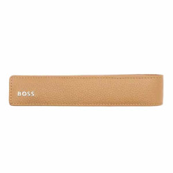 Hugo Boss Etui à Stylos Grained Camel