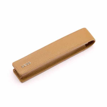 Hugo Boss Etui à Stylos Grained Camel