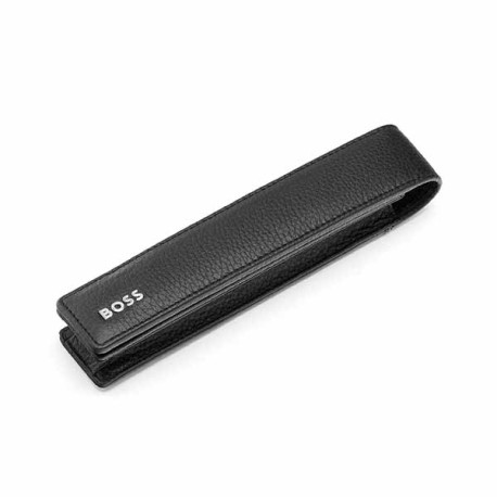 Hugo Boss Etui à Stylos Grained Noir