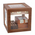 Adorini Cave à cigares Cube Deluxe Noisette