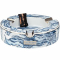 ST Dupont Cendrier XL Porcelaine Bleu