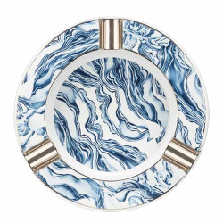 ST Dupont Cendrier XL Porcelaine Bleu
