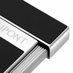 Briquet ST Dupont Slimmy Laque Noire et Chrome
