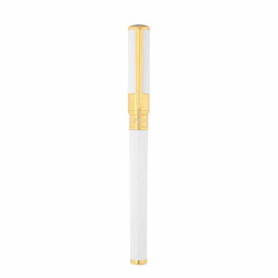 ST dupont Stylo plume D-Initial Laque Blanche