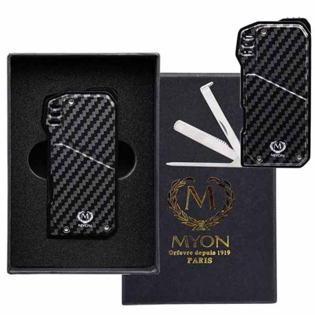 Briquet pipe Myon Carbone