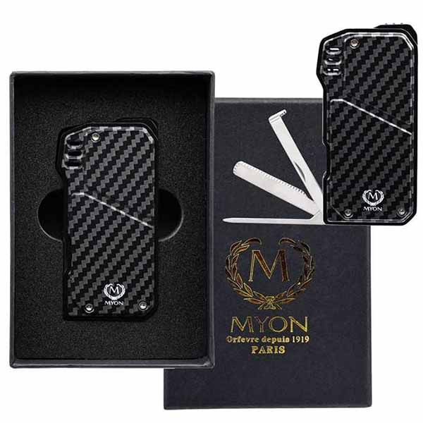 Briquet pipe Myon Carbone