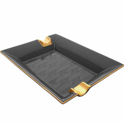 ST Dupont Cendrier Porcelaine Monogram 1872