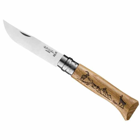 Opinel N°8 vri  Animalia décor Chamois