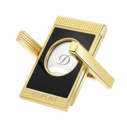 Coupe cigare Stand ST Dupont Noir et Doré